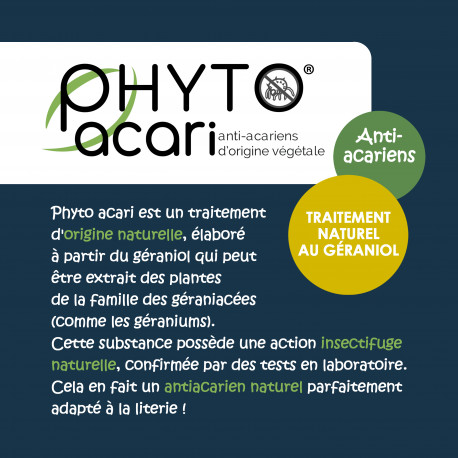 Protège-Matelas Traité Anti Acarien Naturel Phyto Acari®