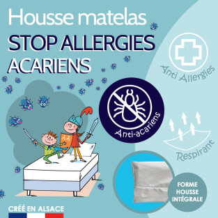Housse Oreiller Anti Acarien & Anti Allergies