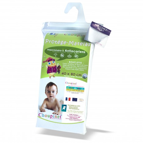 Alése (60X120) protège-matelas Imperméable LIT ENFANT Anti-Acariens  Anti-Allergique